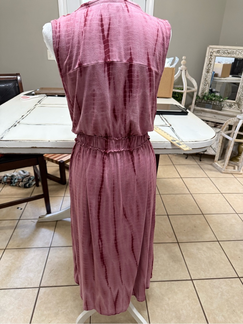 Knox Rose Sleeveless V-Neck Mauve Maxi Dress size Medium - Picture 5 of 10